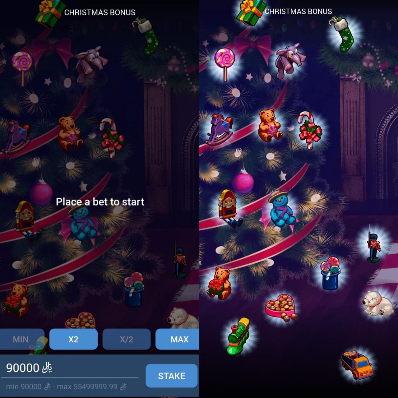 بازی بونوس کریسمس وان ایکس بت