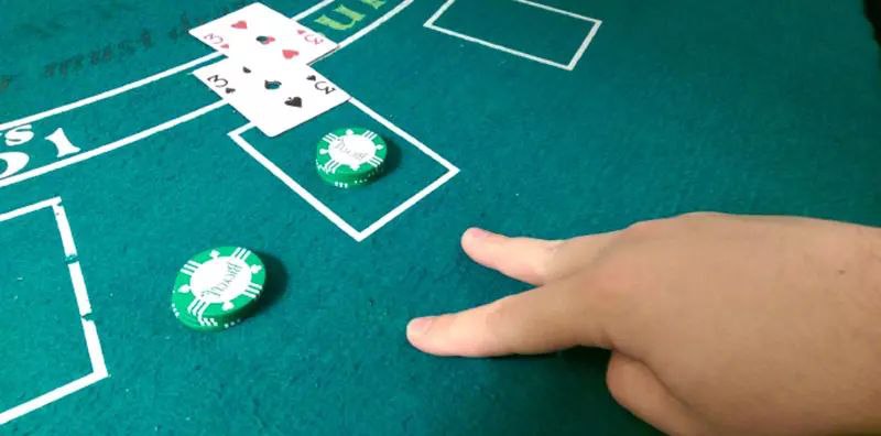 اسپلیت در blackjack