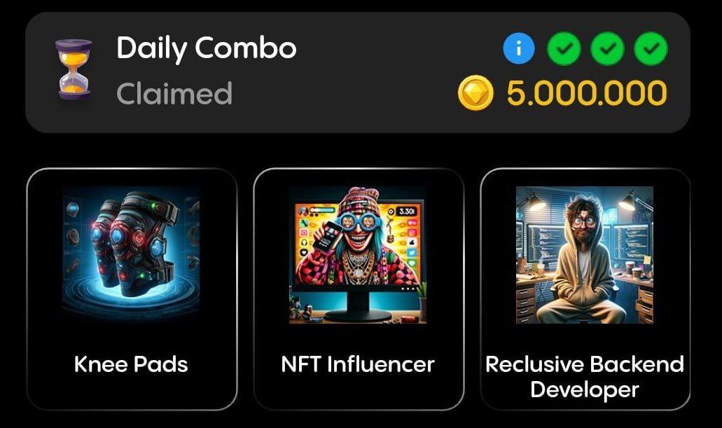 کارت های کمبو جمز کوین