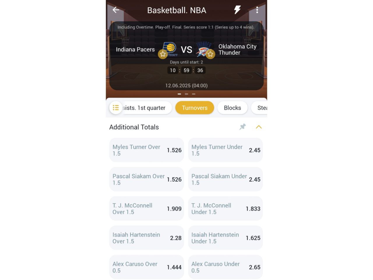 شرط بندی روی Turnover در بسکتبال