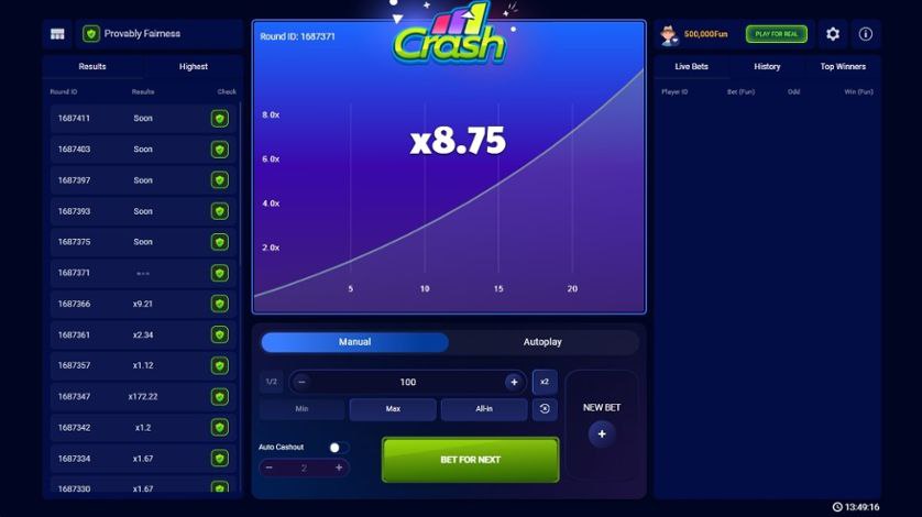 آموزش خلاصه بازی انفجار Crash Casino Game