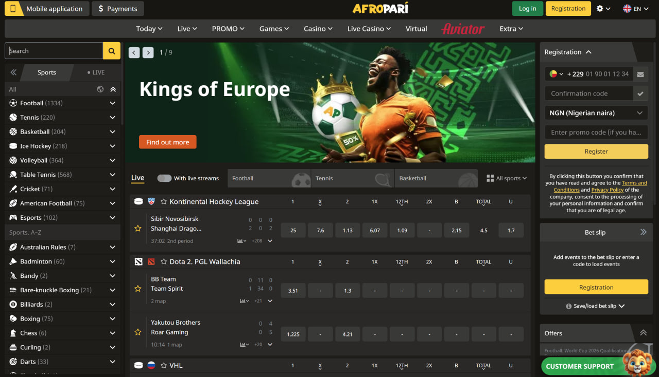 اسکریپت سایت AfroPari