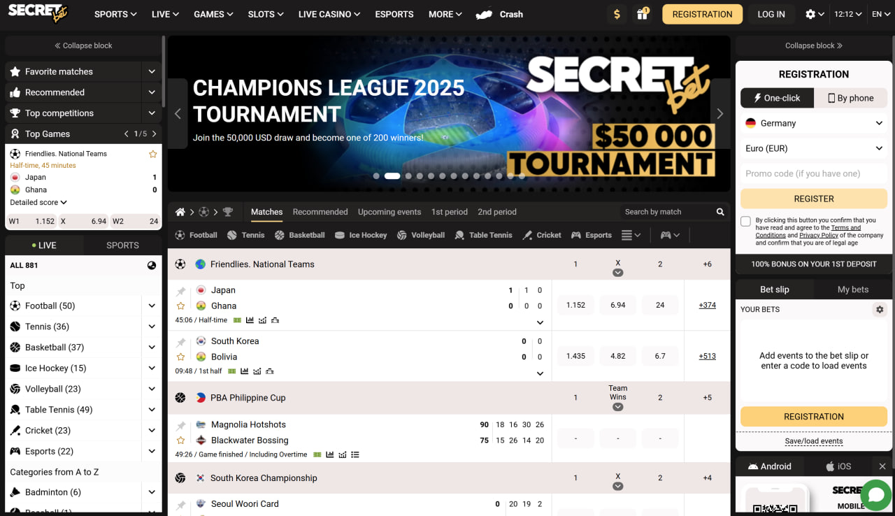 اسکریپت سایت Secret Bet