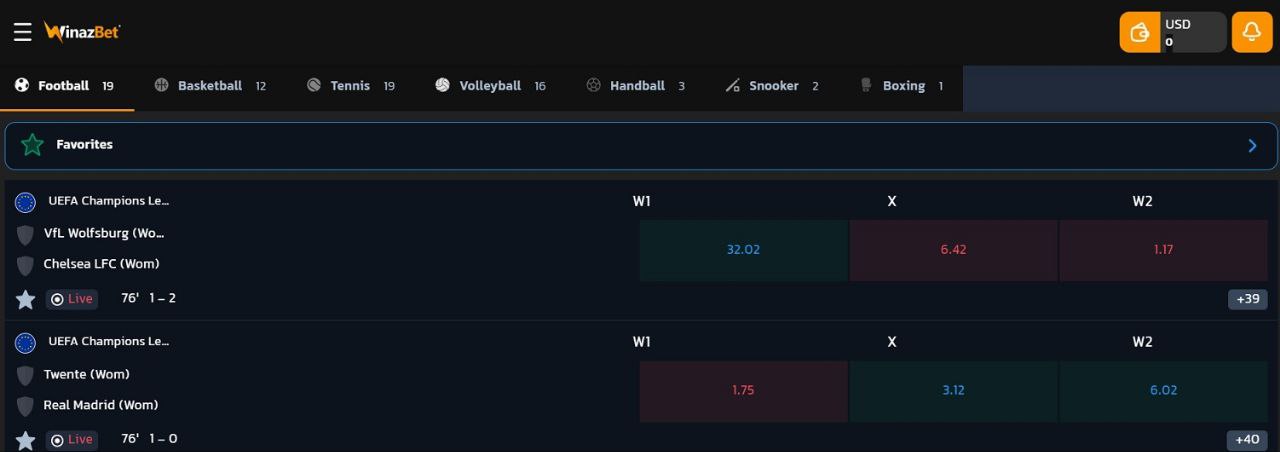 شرط ورزشی winazbet